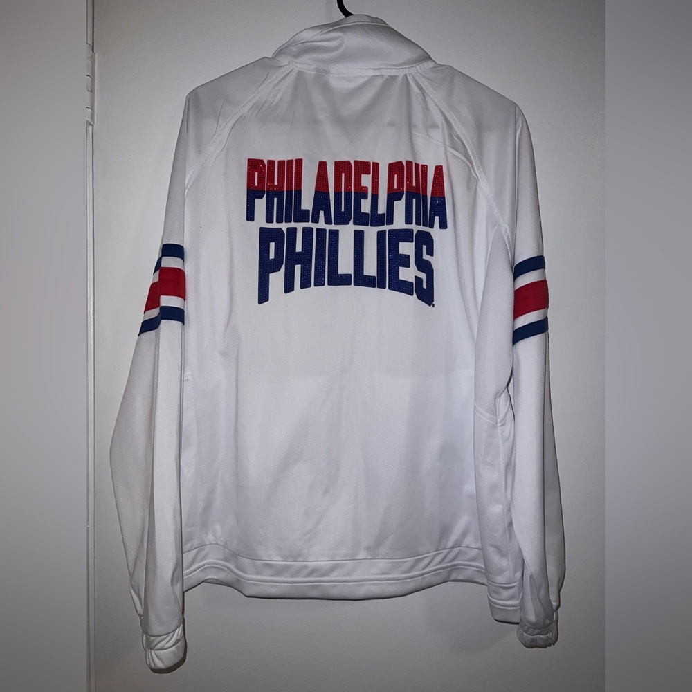 Ladies Philadelphia Phillies jacket white